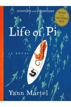 boekcover het leven van PI blauwe versie