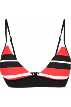 Seafolly bikini top in rood zwart en wit