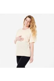 zwangerschaps en borstvoedings t shirt yoga korte mouwen